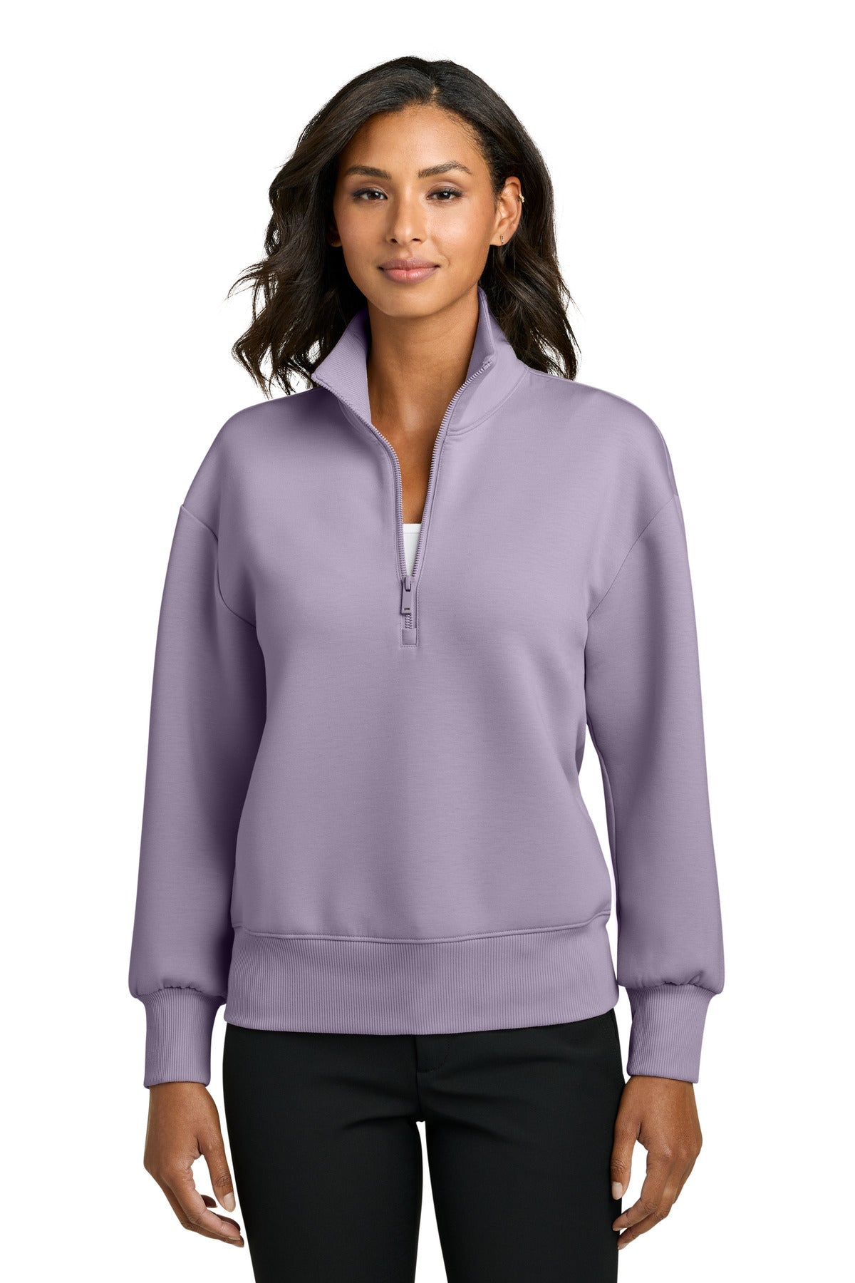 Mercer+Mettle® Women's Soft Spacer 1/4-Zip MM3101