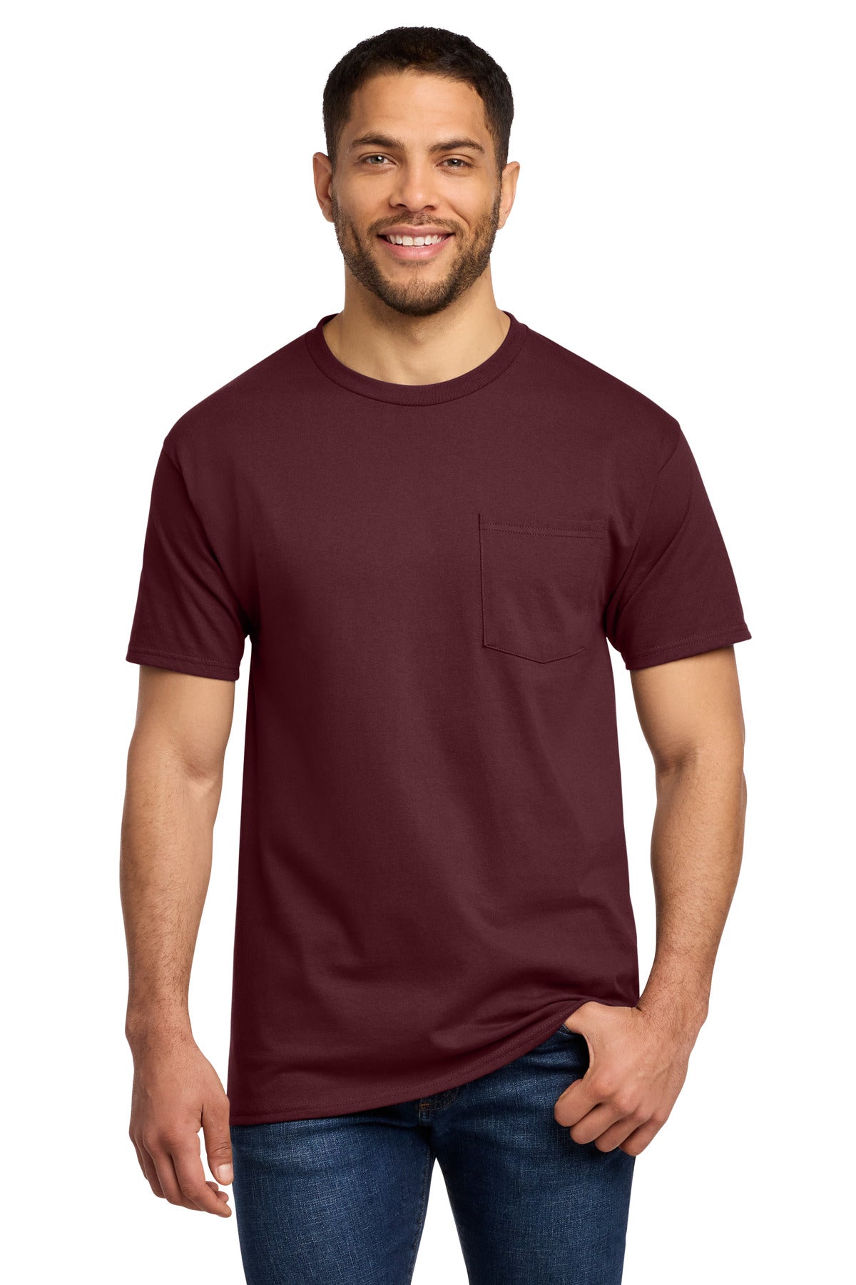 Port & Co® Essential Pocket Tee. PC61P