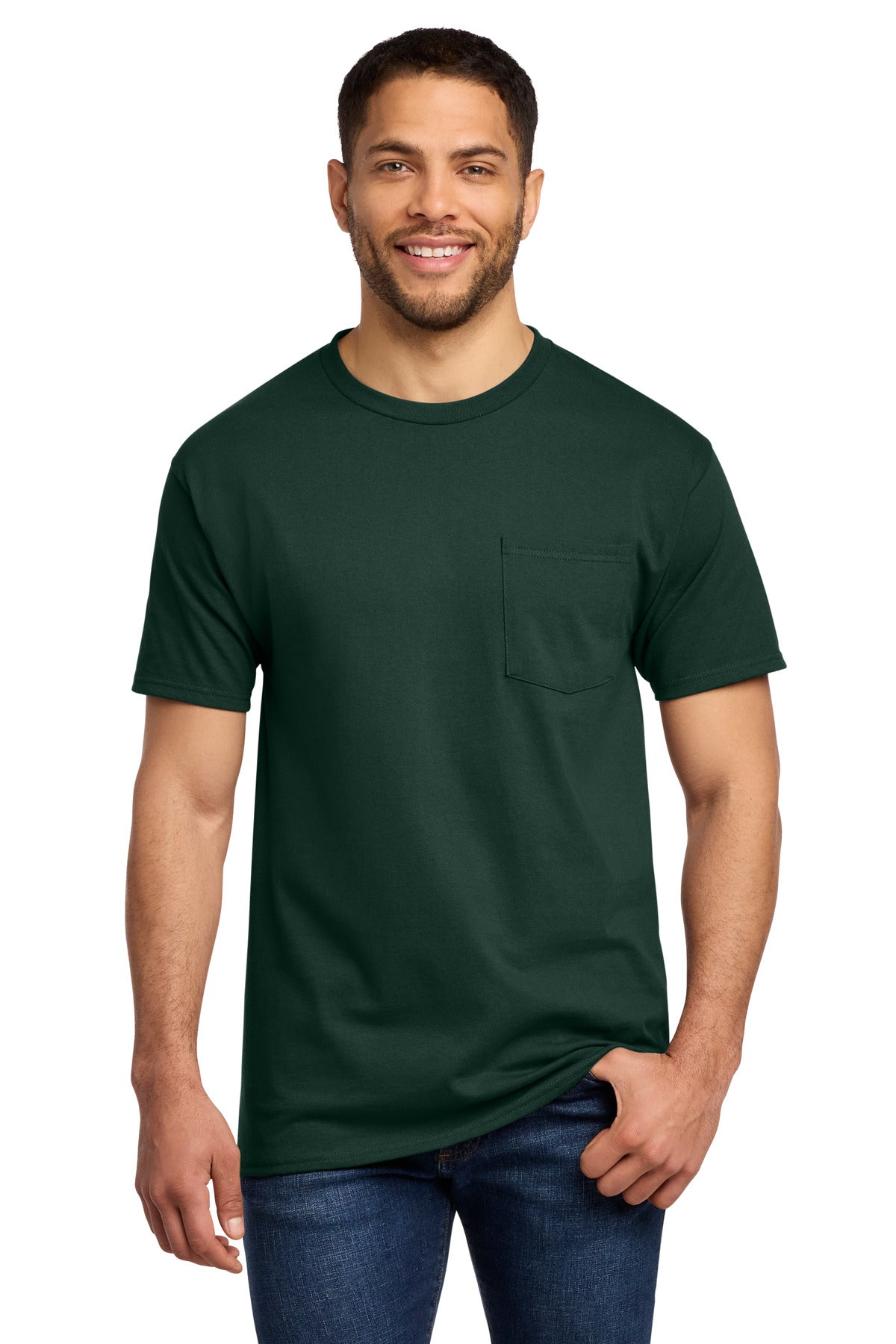 Port & Co® Essential Pocket Tee. PC61P