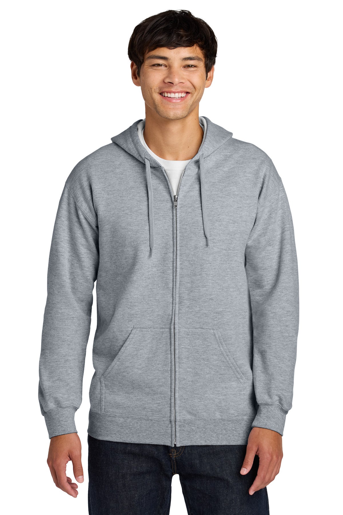 Gildan Softstyle® Midweight Fleece Full-Zip Hooded Sweatshirt SF600