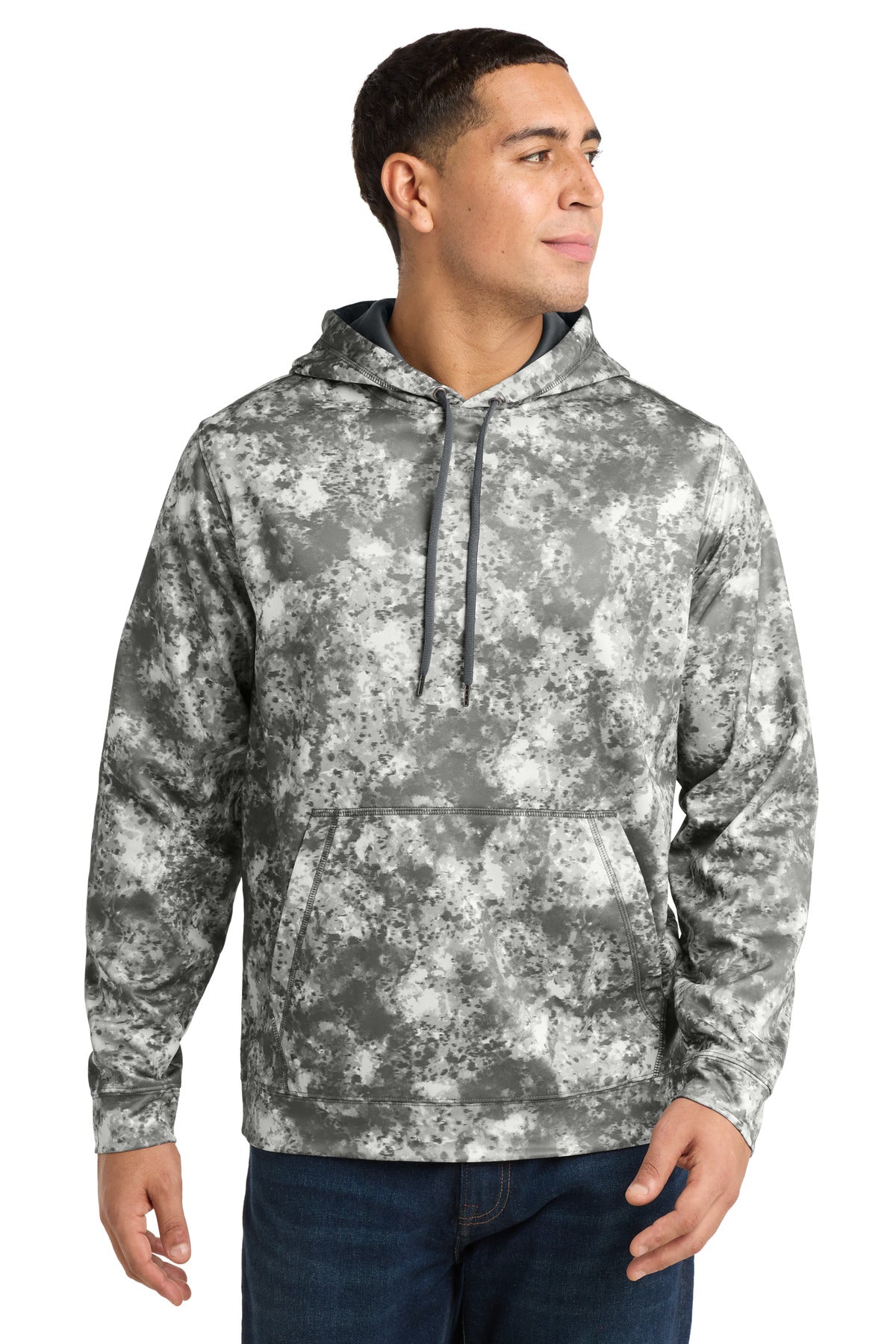 Sport-Tek® Sport-Wick® Mineral Freeze Fleece Hooded Pullover. ST230