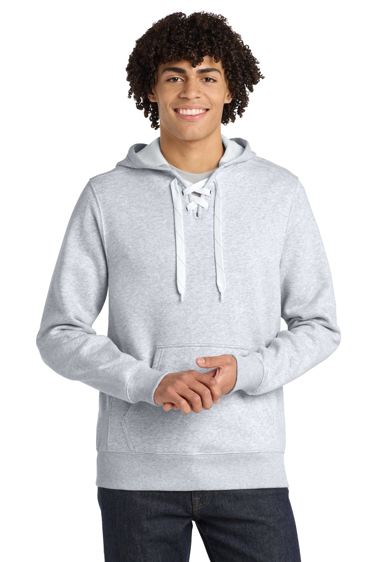 Sport-Tek® Lace Up Pullover Hooded Sweatshirt. ST271