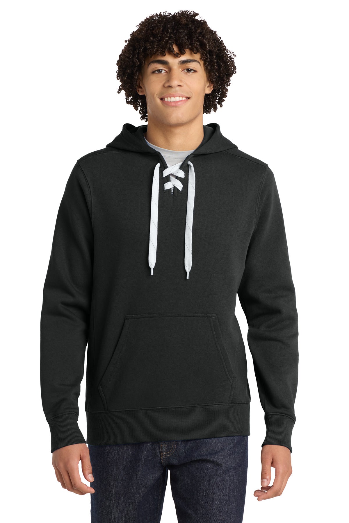 Sport-Tek® Lace Up Pullover Hooded Sweatshirt. ST271