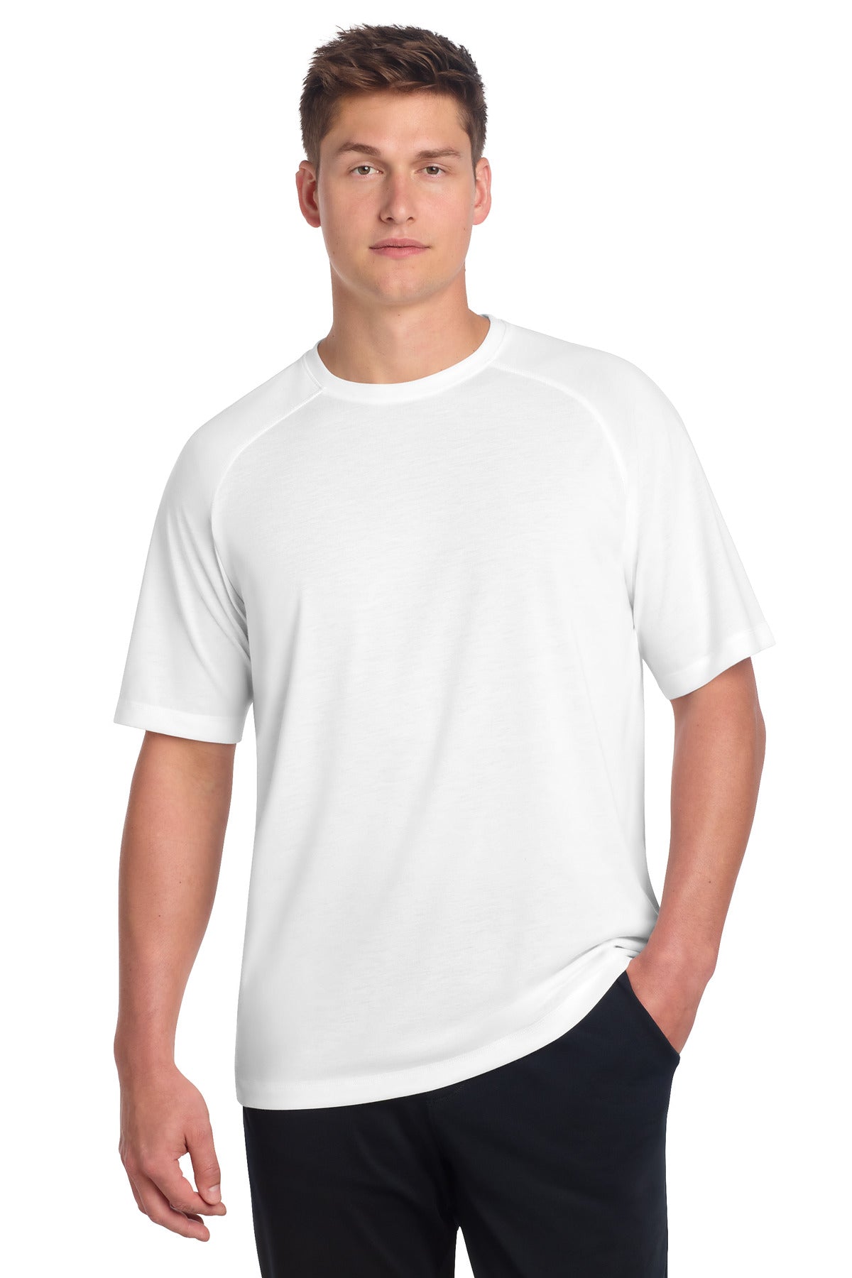 Sport-Tek ® PosiCharge ® Tri-Blend Wicking Raglan Tee. ST400
