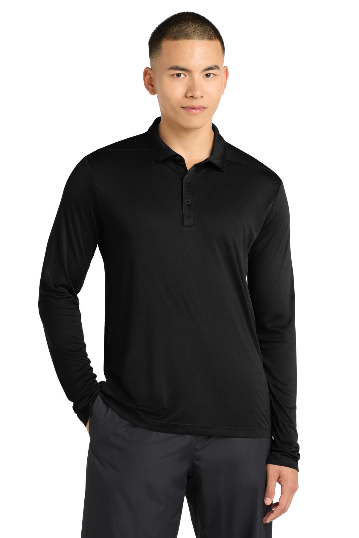 Sport-Tek ®  Posi-UV®  Pro Long Sleeve Polo. ST520LS