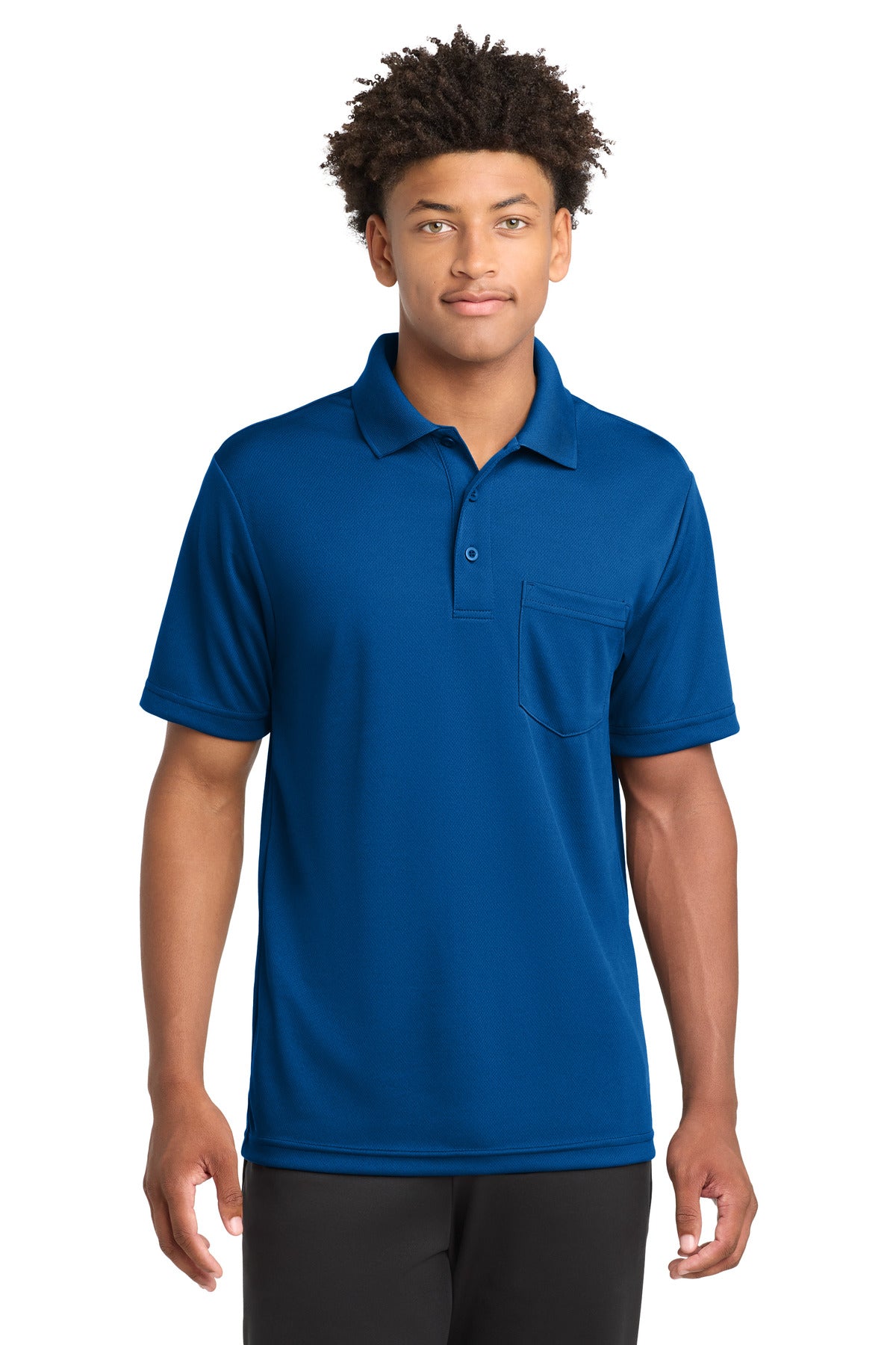 Sport-Tek ® PosiCharge ® RacerMesh ® Pocket Polo. ST640P
