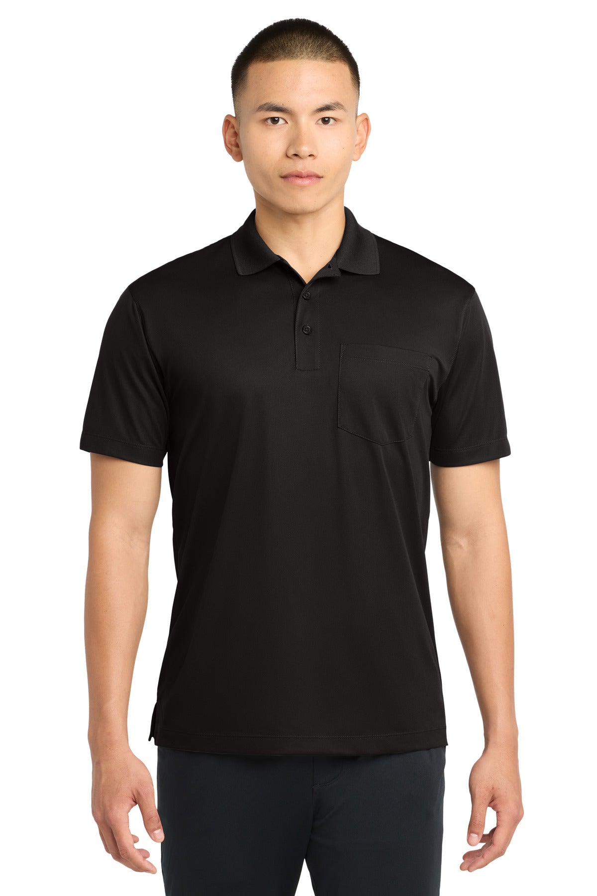 Sport-Tek® Micropique Sport-Wick® Pocket Polo. ST651