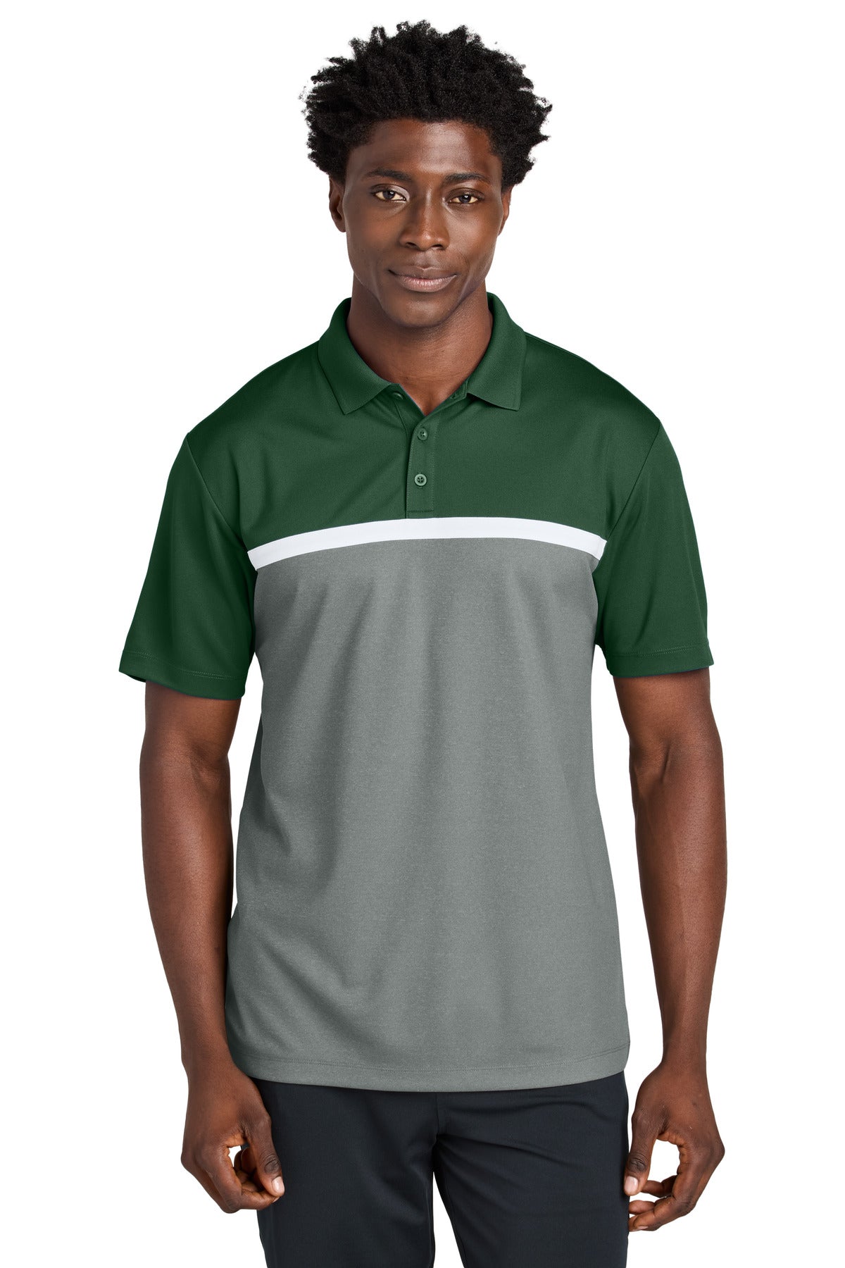 Sport-Tek® UV Micropique Colorblock Polo ST741