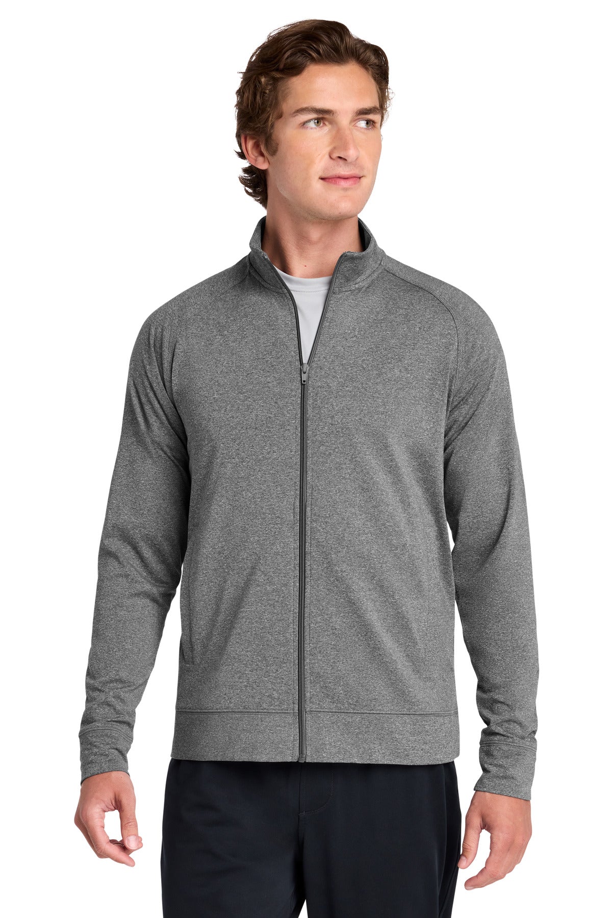 Sport-Tek® Sport-Wick® Stretch Full-Zip Cadet Jacket ST857