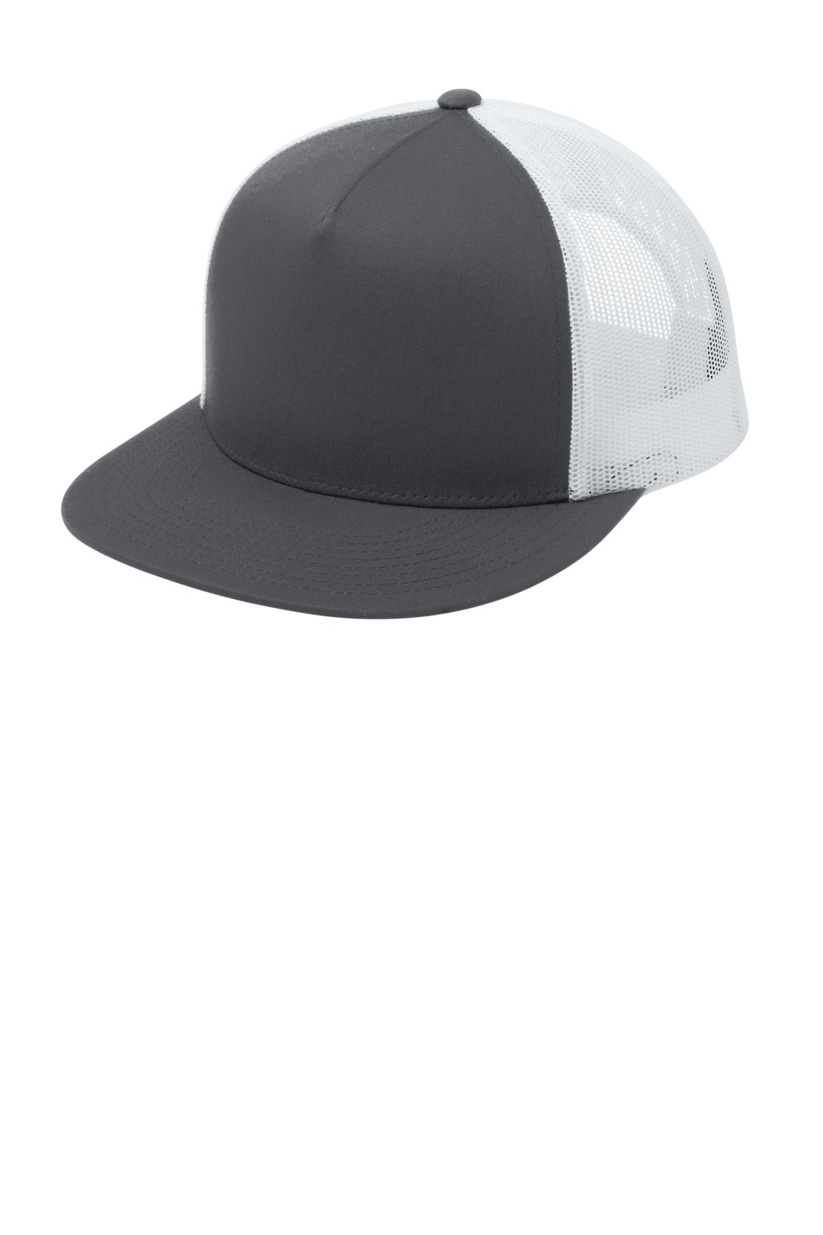 Sport-Tek® YP Classics ® 5-Panel Classic Trucker Mesh Back Cap. STC38