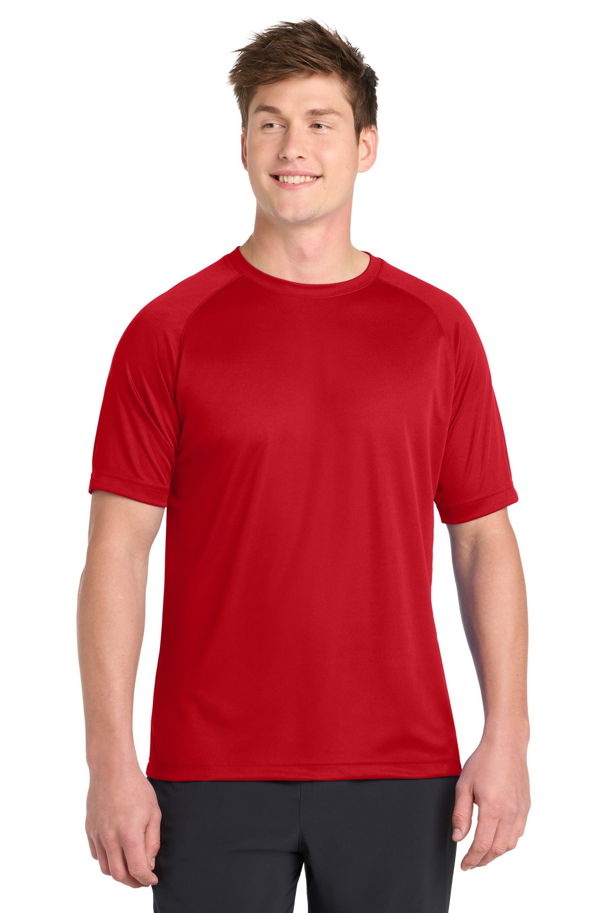 Sport-Tek® Dry Zone® Short Sleeve Raglan T-Shirt. T473
