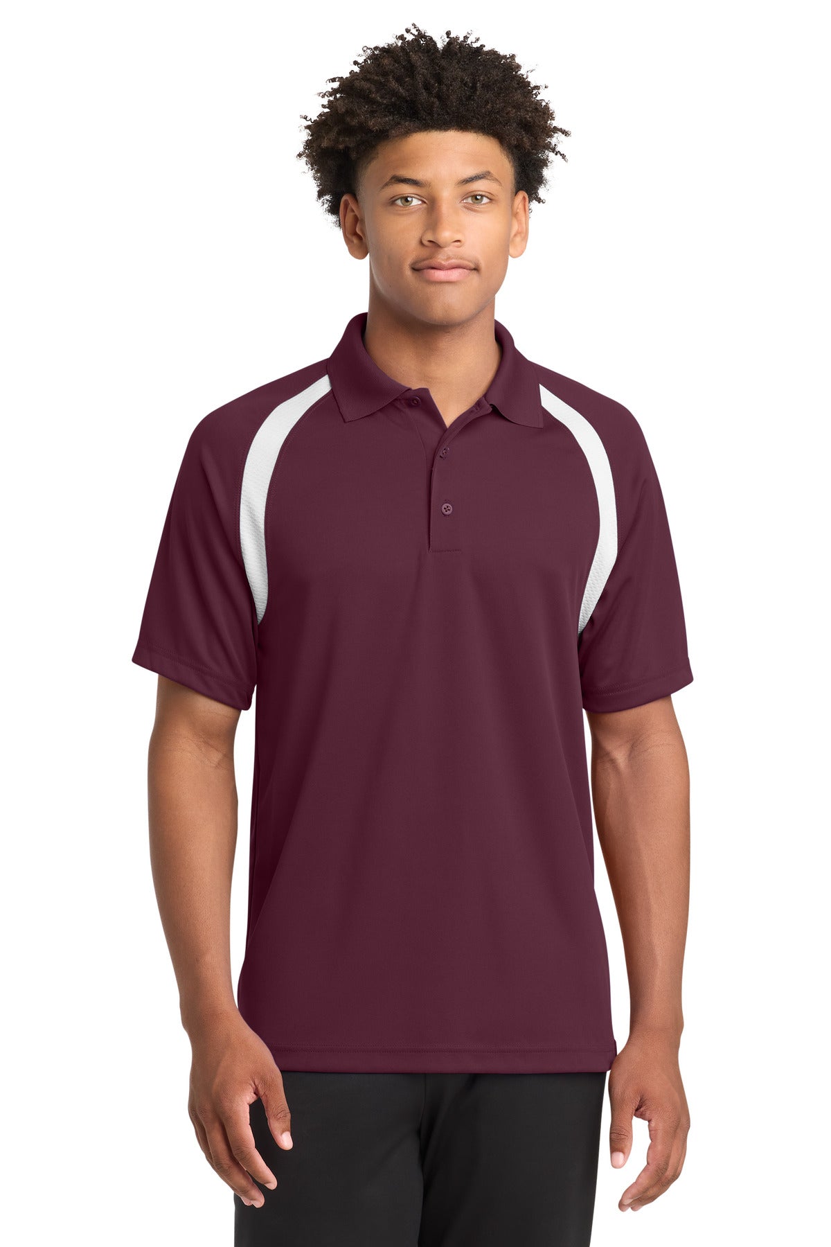 Sport-Tek® Dry Zone® Colorblock Raglan Polo. T476