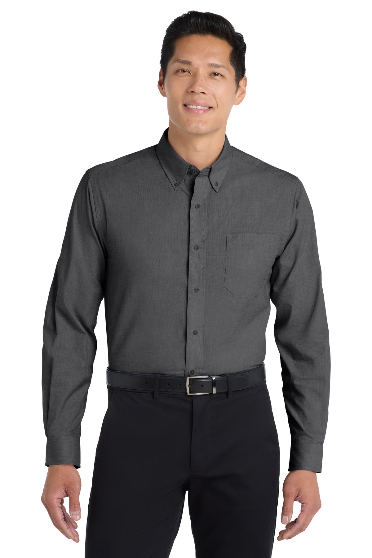 Port Authority® Tall Crosshatch Easy Care Shirt. TLS640