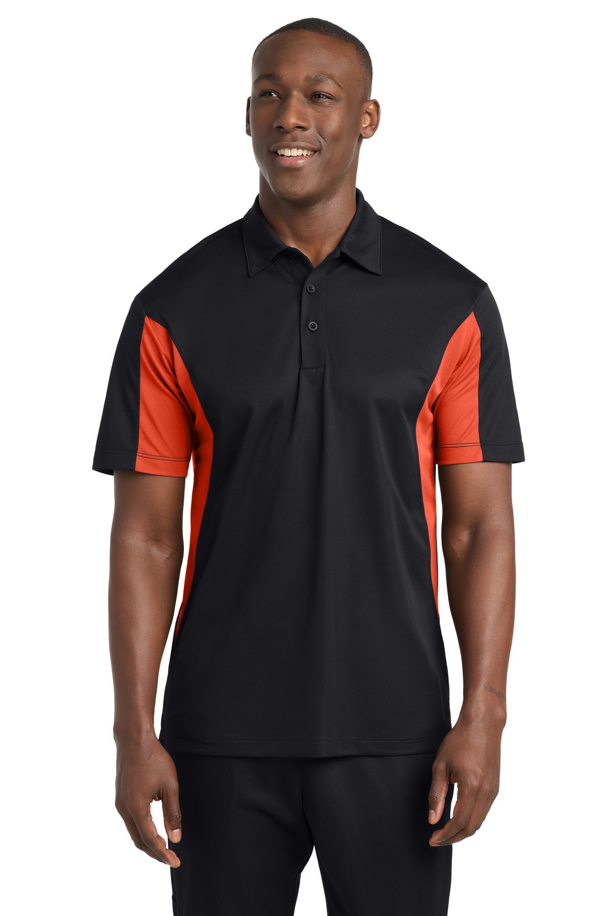 Sport-Tek® Tall Side Blocked Micropique Sport-Wick® Polo. TST655