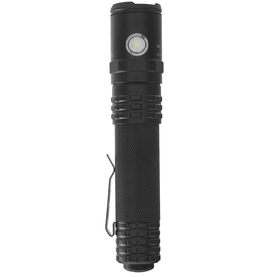 Nightstick USB-588XL - USB Dual-Light Tactical Flashlight - Black
