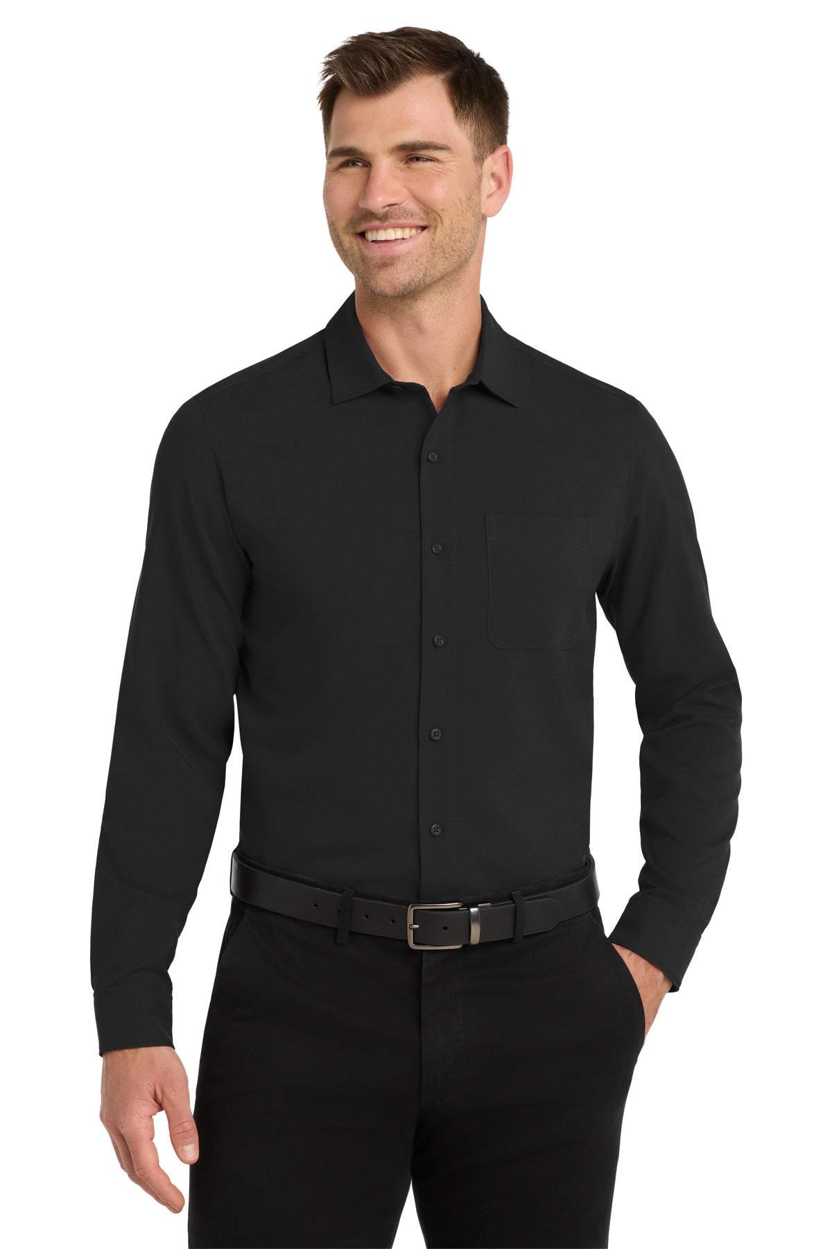 Port Authority ® Long Sleeve Performance Staff Shirt W401