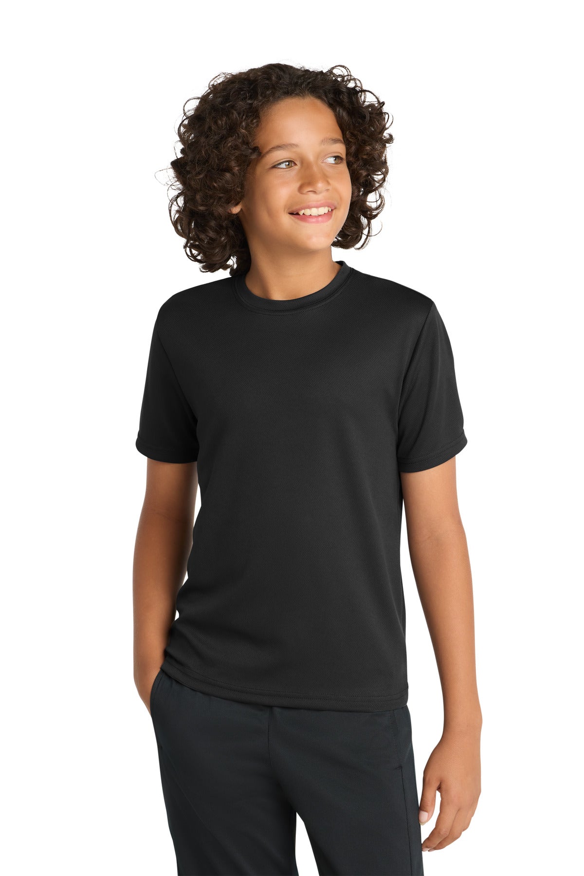 Sport-Tek® Youth PosiCharge® RacerMesh® Tee. YST340
