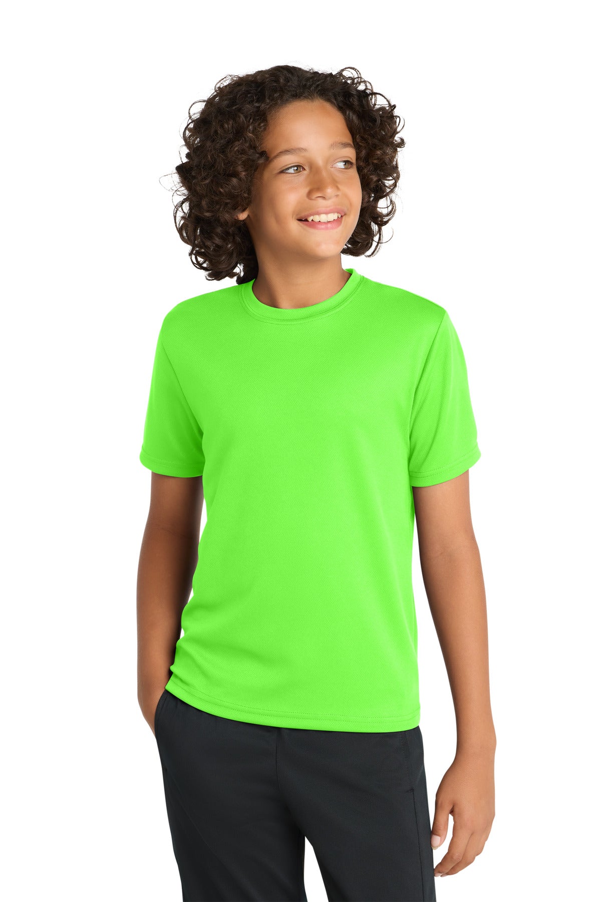 Sport-Tek® Youth PosiCharge® RacerMesh® Tee. YST340