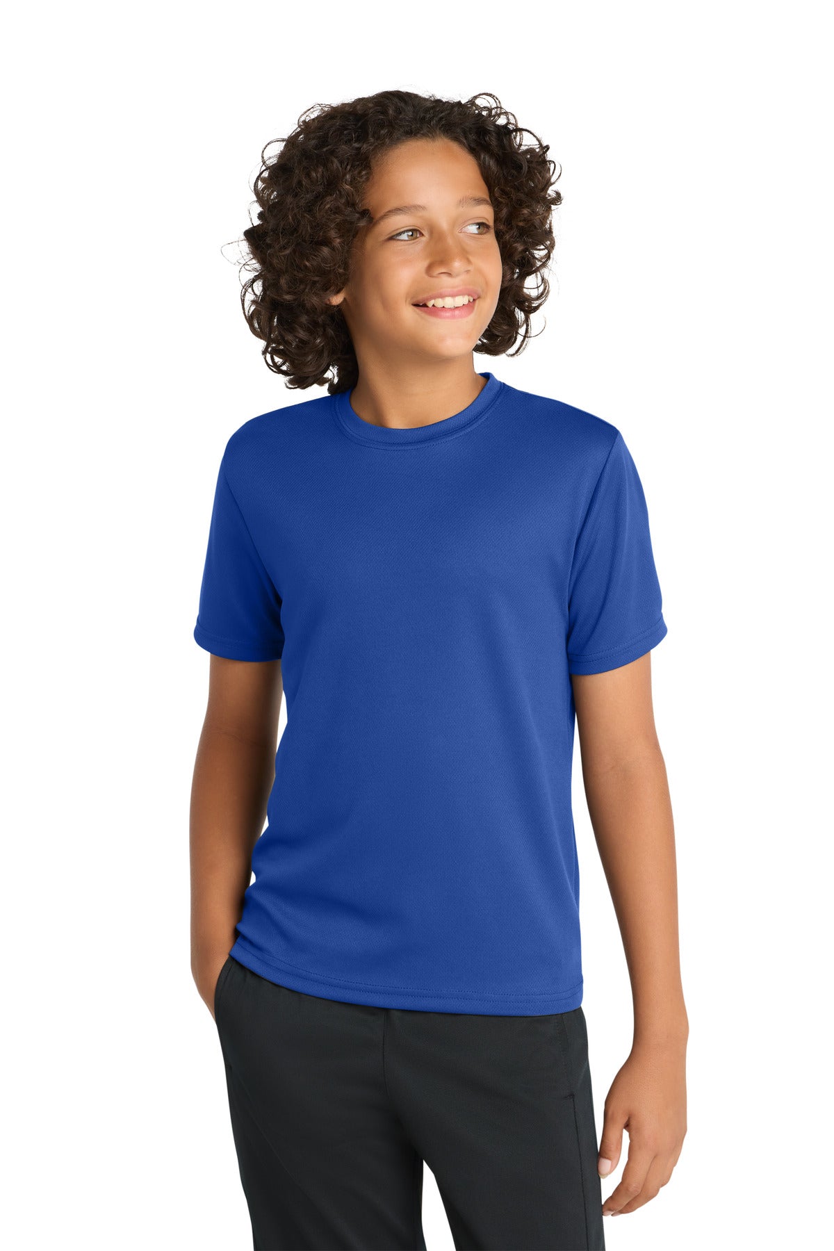 Sport-Tek® Youth PosiCharge® RacerMesh® Tee. YST340