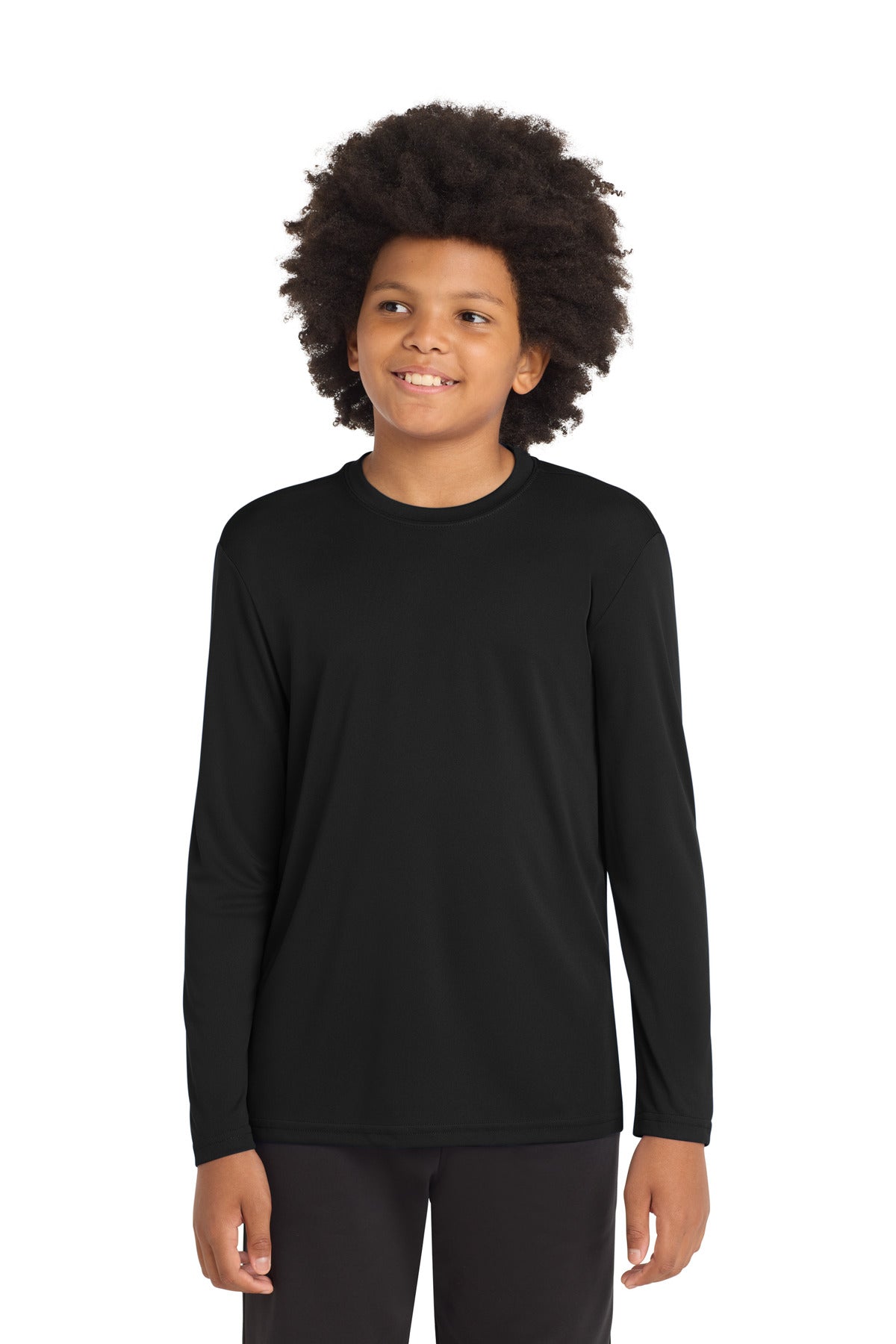 Sport-Tek® Youth Long Sleeve PosiCharge® Competitor™ Tee. YST350LS