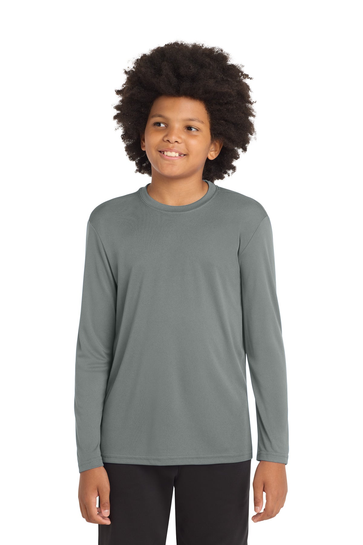 Sport-Tek® Youth Long Sleeve PosiCharge® Competitor™ Tee. YST350LS