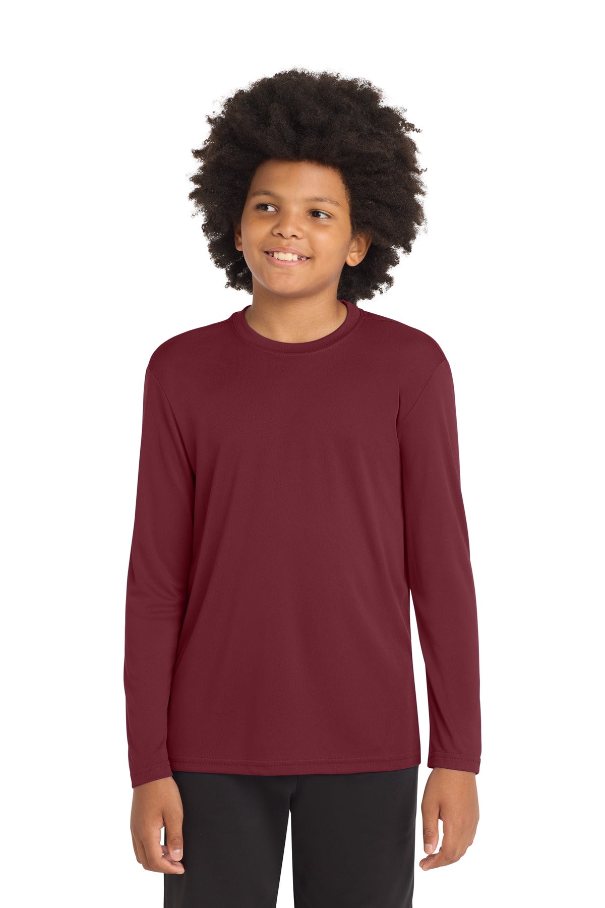 Sport-Tek® Youth Long Sleeve PosiCharge® Competitor™ Tee. YST350LS