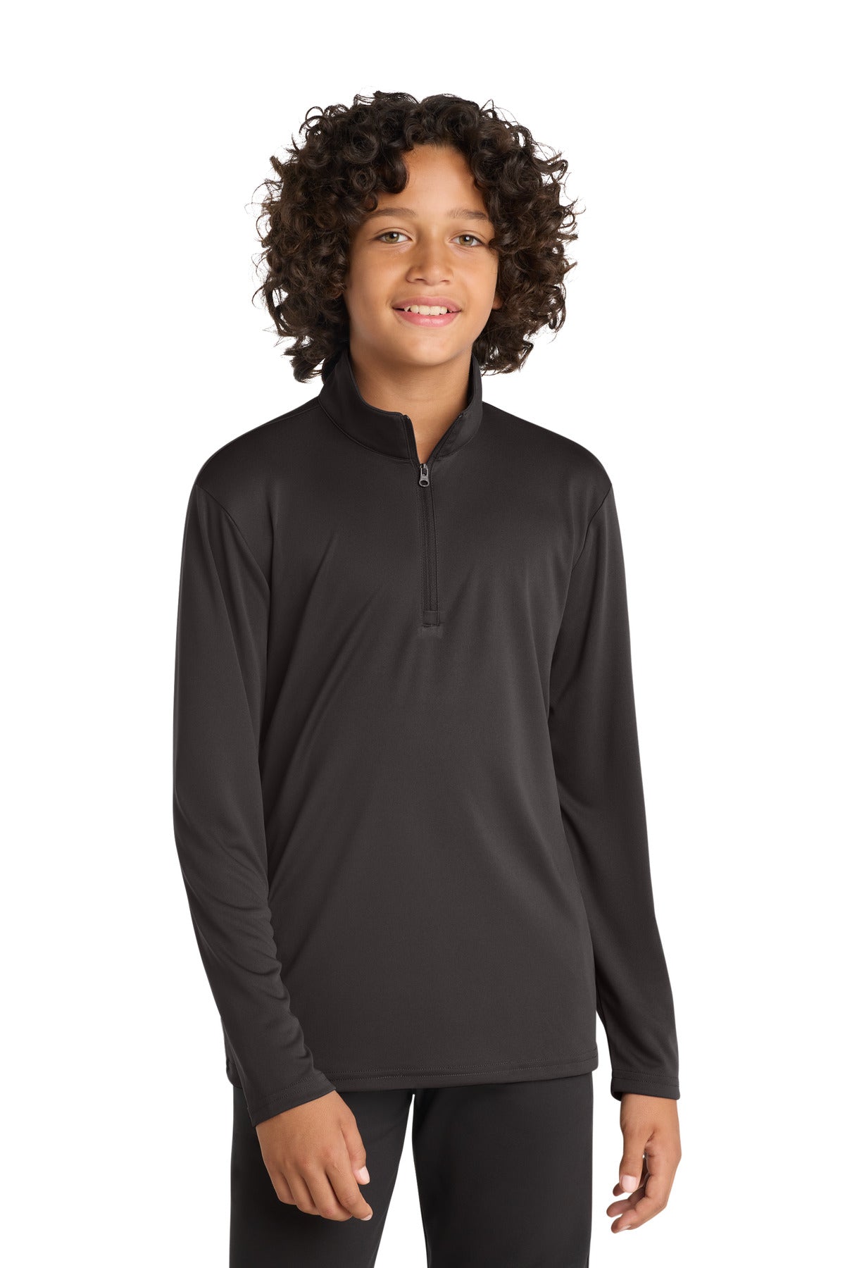 Sport-Tek ® Youth PosiCharge ® Competitor ™ 1/4-Zip Pullover. YST357