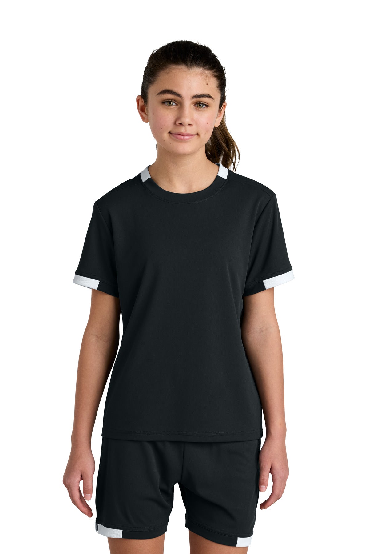 Sport-Tek® Youth Club Short Sleeve Crew YST440