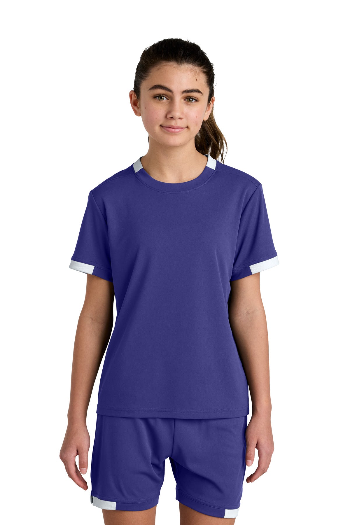 Sport-Tek® Youth Club Short Sleeve Crew YST440