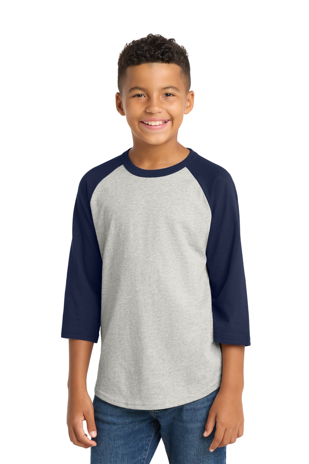 Sport-Tek® Youth Colorblock Raglan Jersey.  YT200