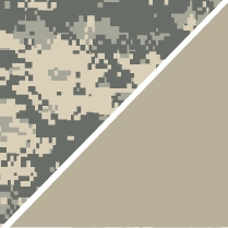 Rothco Camo Reversible Web Belt - ACU Digital / Khaki