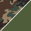 Rothco Vintage Paratrooper Cargo Fatigue Pants - Olive Drab / Woodland Camo