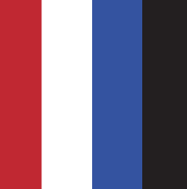 Rothco American Flag Patch - Hook Back - Red White Blue with Black Border