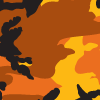 Rothco Long Sleeve Color Camo T-Shirt - Savage Orange Camo